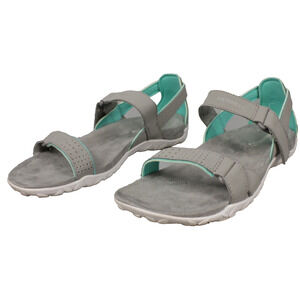 MERRELL TERRAN ARI BACKSTRAP STRAPPY SANDALS WOMENS 8 J94028 Teal/Gray Summer